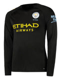 Manchester City Custom Long Sleeve 19/20 Away Jersey