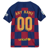 Barcelona Custom Youth 19/20 Home Jersey