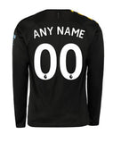 Manchester City Custom Long Sleeve 19/20 Away Jersey