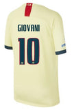Giovani dos Santos Club America Youth 19/20 Home Jersey