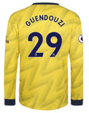 Matteo Guendouzi Arsenal Long Sleeve 19/20 Away Jersey