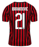 Zlatan Ibrahimovic AC Milan 19/20 Home Jersey
