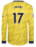 Alex Iwobi Arsenal Long Sleeve 19/20 Away Jersey