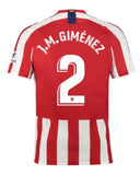 Jose Gimenez Atletico Madrid 19/20 Home Jersey