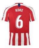 Koke Atletico Madrid 19/20 Home Jersey