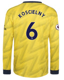 Laurent Koscielny Arsenal Long Sleeve 19/20 Away Jersey
