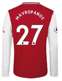 Konstantinos Mavropanos Arsenal Long Sleeve 19/20 Home Jersey