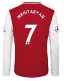Henrikh Mkhitaryan Arsenal Long Sleeve 19/20 Home Jersey