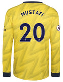 Shkodran Mustafi Arsenal Long Sleeve 19/20 Away Jersey