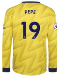 Nicolas Pepe Arsenal Long Sleeve 19/20 Away Jersey