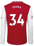 Granit Xhaka Arsenal Long Sleeve 19/20 Home Jersey