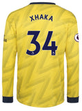 Granit Xhaka Arsenal Long Sleeve 19/20 Away Jersey