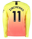 Oleksandr Zinchenko Manchester City Long Sleeve 19/20 Third Jersey