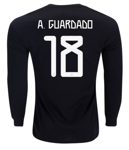 Andres Guardado Mexico 2019 Long Sleeve Home Jersey