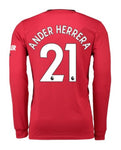 Ander Herrera Manchester United 19/20 Long Sleeve Home Jersey