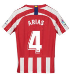 Santiago Arias Atletico Madrid Kids 19/20 Home Jersey
