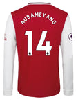 Pierre-Emerick Aubameyang Long Sleeve 19/20 Home Jersey