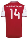 Aubameyang Club Font Home Jersey 19/20