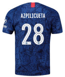 Chelsea Azpilicueta 19/20 Club Font Home Jersey