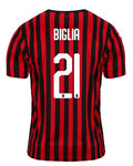 Lucas Biglia AC Milan 19/20 Home Jersey