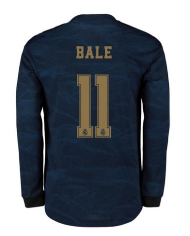 Gareth Bale Real Madrid Long Sleeve 19/20 Away Jersey