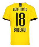 Leonardo Balerdi Borussia Dortmund 19/20 Home Jersey