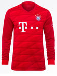 Thomas Muller Bayern Munich 19/20 Long Sleeve Home Jersey