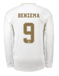 Karim Benzema Real Madrid Long Sleeve 19/20 Home Jersey