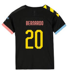 Bernardo Silva Manchester City Youth 19/20 Club Font Away Jersey