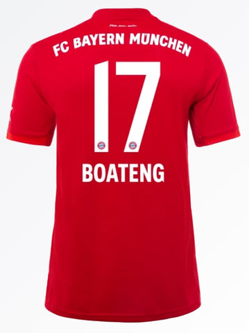 Jerome Boateng Bayern Munich 19/20 Home Jersey