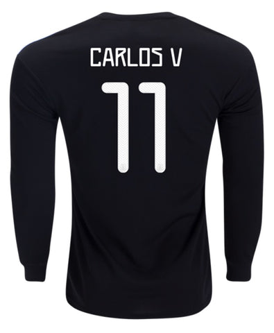 Carlos Vela Mexico 2019 Long Sleeve Home Jersey