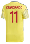 Cuadrado Colombia 2019 Home Jersey