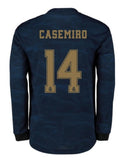 RM Casemiro Long Sleeve 19/20 Away Jersey