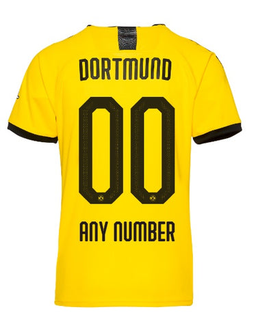 Borussia Dortmund Custom 19/20 Youth Home Jersey