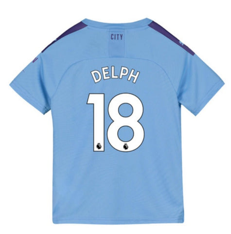 Fabian Delph Manchester City Youth 19/20 Home Jersey