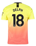Fabian Delph Manchester City 19/20 Third Jersey