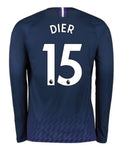 Eric Dier Tottenham Hotspur Long Sleeve 19/20 Away Jersey