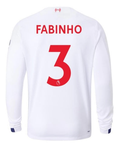 Fabinho Liverpool 19/20 Away Long Sleeve Jersey