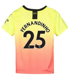 Man City Fernandinho Kids 19/20 Third Jersey