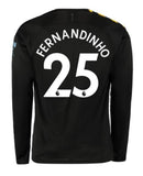 Man City Fernandinho LS 19/20 Away Jersey