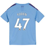 Phil Foden Manchester City Youth 19/20 Home Jersey