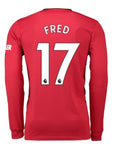 Fred Manchester United 19/20 Long Sleeve Home Jersey