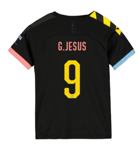 Gabriel Jesus Manchester City Youth 19/20 Club Font Away Jersey