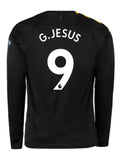 Gabriel Jesus Manchester City Long Sleeve 19/20 Away Jersey