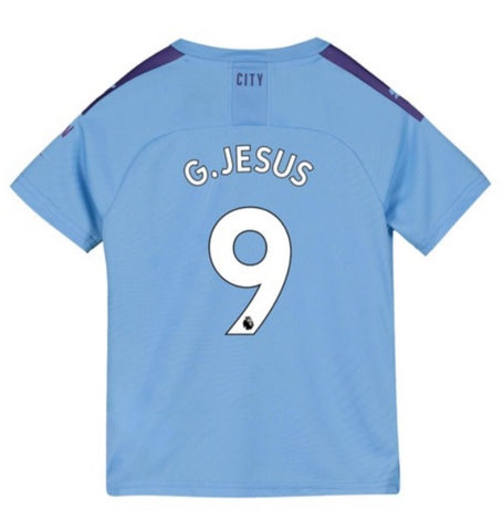 Gabriel Jesus Manchester City Youth 19/20 Home Jersey