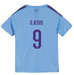 Gabriel Jesus Manchester City Youth 19/20 Club Font Home Jersey