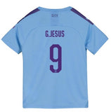 Man City G.Jesus Youth 19/20 Club Font Home Jersey