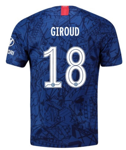 Olivier Giroud Chelsea 19/20 Club Font Home Jersey