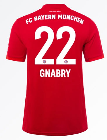 Serge Gnabry Bayern Munich 19/20 Home Jersey