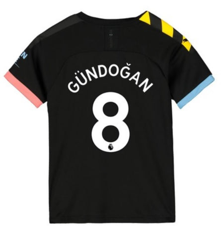 Ilkay Gundogan Manchester City Youth 19/20 Away Jersey